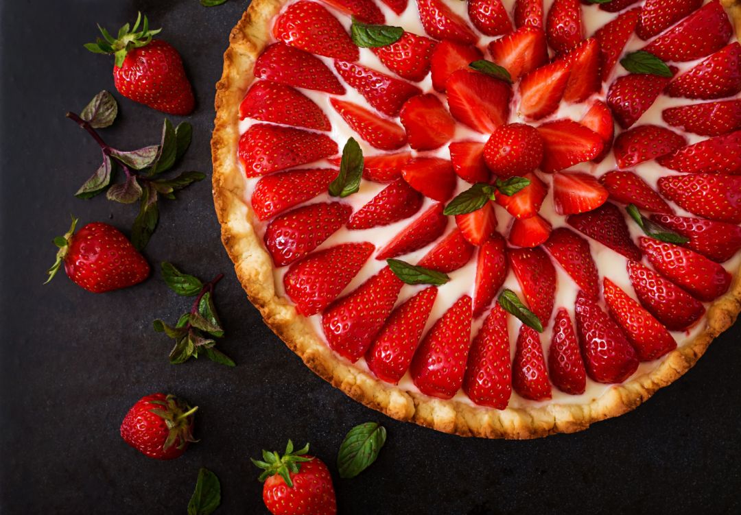 Curso de Doces de Padaria: Bolo de Fubá e Torta de Morango